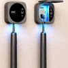 Travel Portable Mini Wireless Rechargeable Toothbrush Sterilizer Bathroom Wall-Mounted Uvc Toothbrush Sterilization Holder